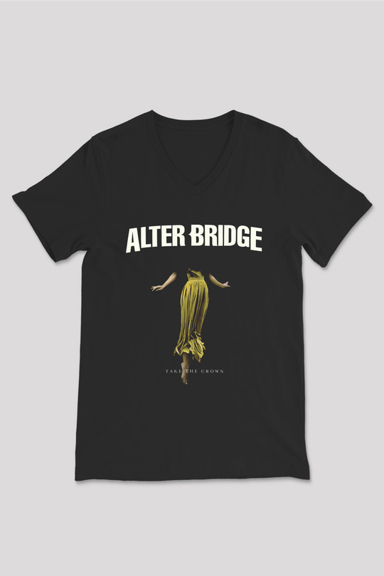 Alter Bridge Siyah Unisex V Yaka Tişört