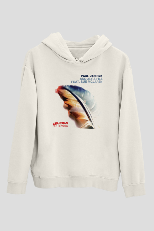 Aly & Fila Beyaz Unisex Kapşonlu Sweatshirt