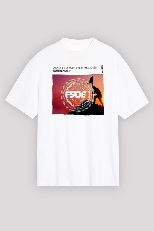 Aly & Fila Beyaz Unisex Tişört T-Shirt - TişörtFabrikası
