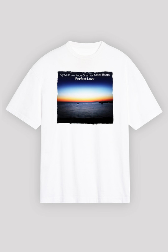 Aly & Fila Beyaz Unisex Tişört T-Shirt - TişörtFabrikası