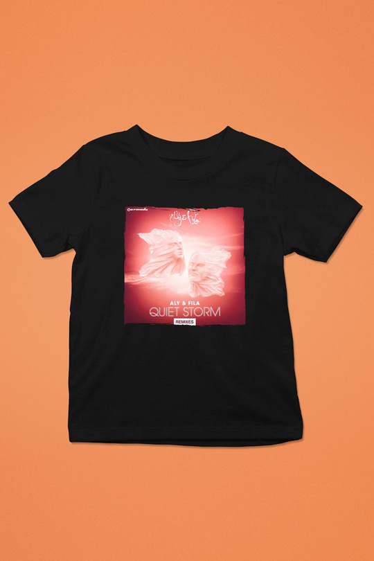 Aly & Fila Siyah Unisex Çocuk Tişört