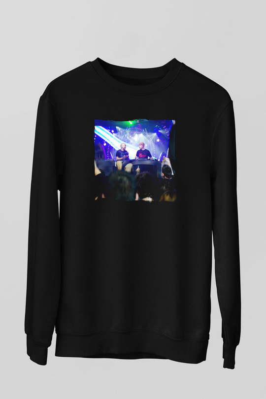 Aly & Fila Siyah Unisex Sweatshirt