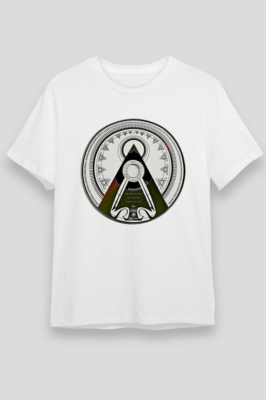 Amaranthe Baskılı Unisex Beyaz Tişört - Tshirt