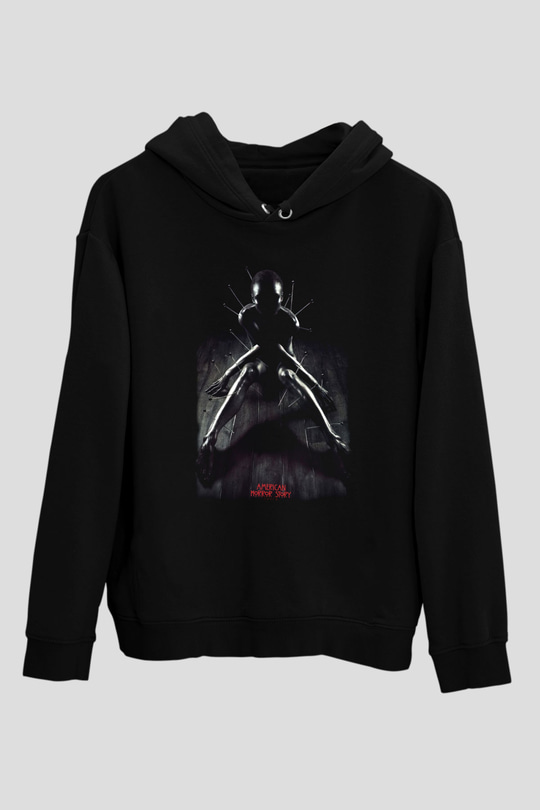 American Horror Story Siyah Unisex Hoodie