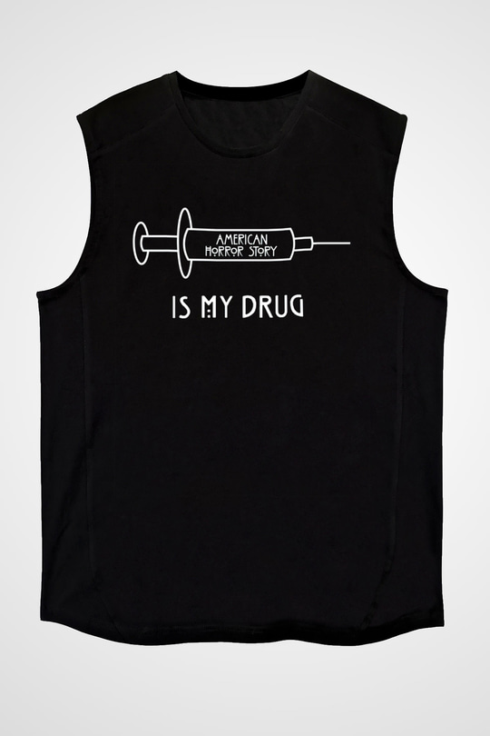 American Horror Story Siyah Unisex Kolsuz Tişört