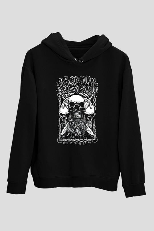 Amon Amarth Siyah Unisex Hoodie
