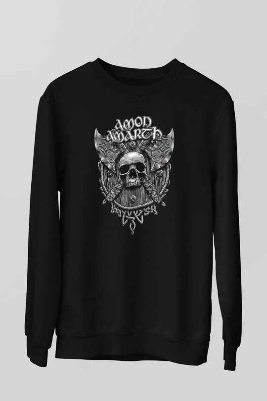 Amon Amarth Siyah Unisex Sweatshirt