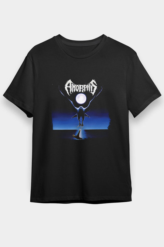 Amorphis Baskılı Unisex Siyah Tişört