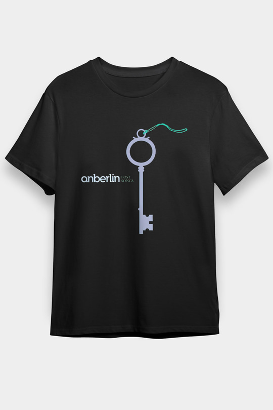 Anberlin Siyah Unisex Tişört T-Shirt - TişörtFabrikası