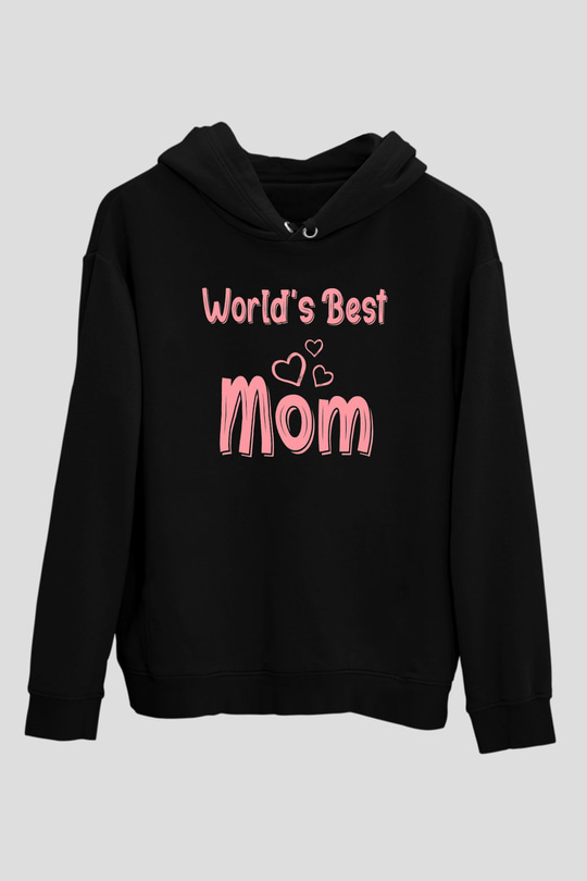 Anneler Günü Siyah Unisex Hoodie