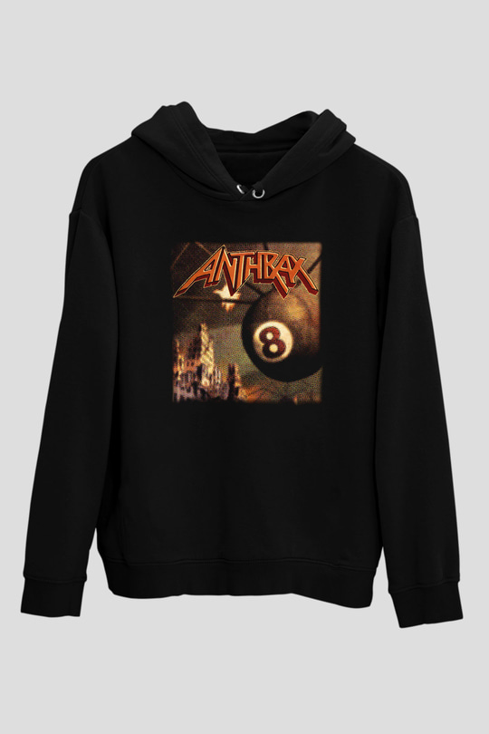 Anthrax Siyah Unisex Hoodie