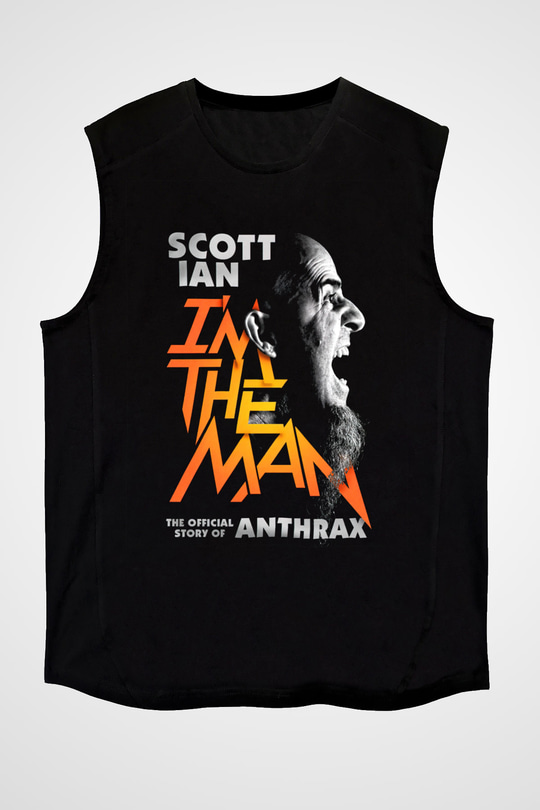 Anthrax Siyah Unisex Kolsuz Tişört