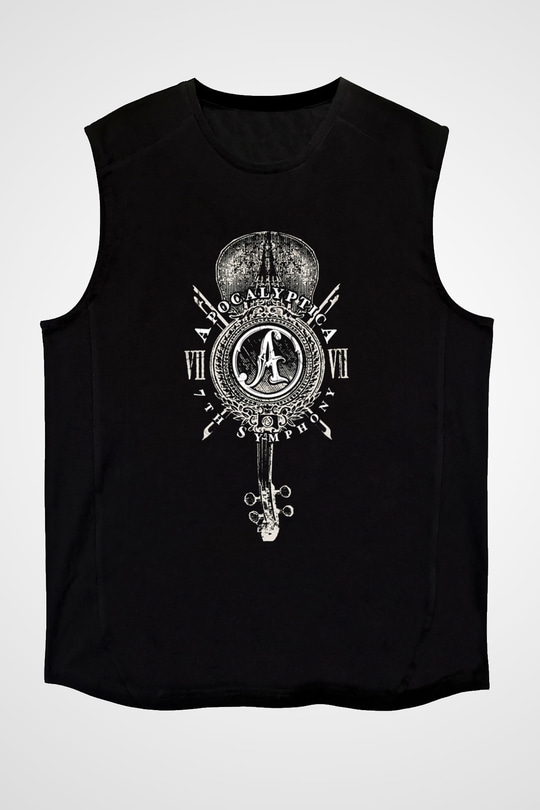Apocalyptica Siyah Unisex Kolsuz Tişört