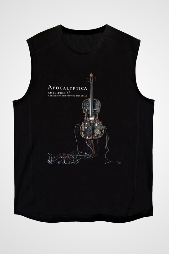 Apocalyptica Siyah Unisex Kolsuz Tişört