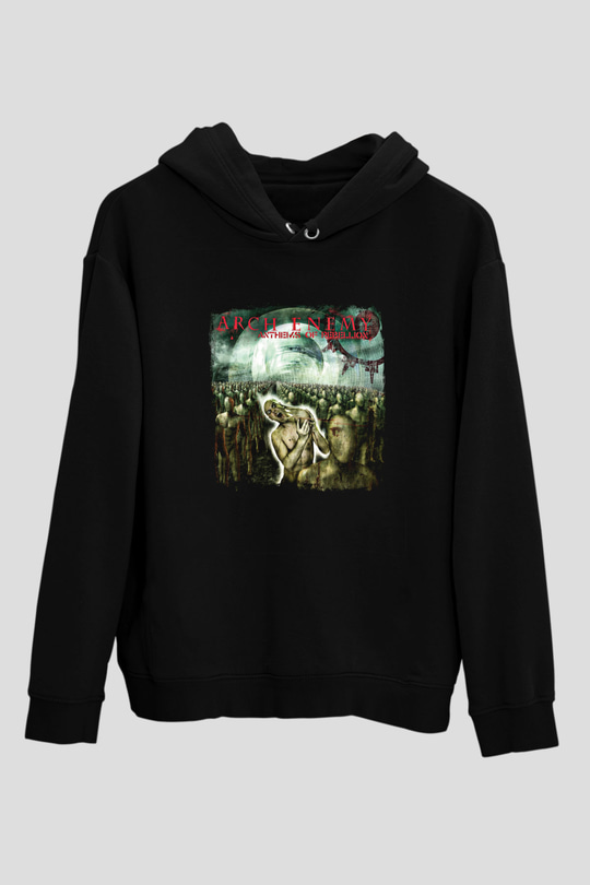 Arch Enemy Baskılı Unisex Siyah Hoodie