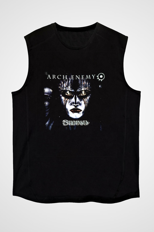 Arch Enemy Baskılı Unisex Siyah Kolsuz Tişört