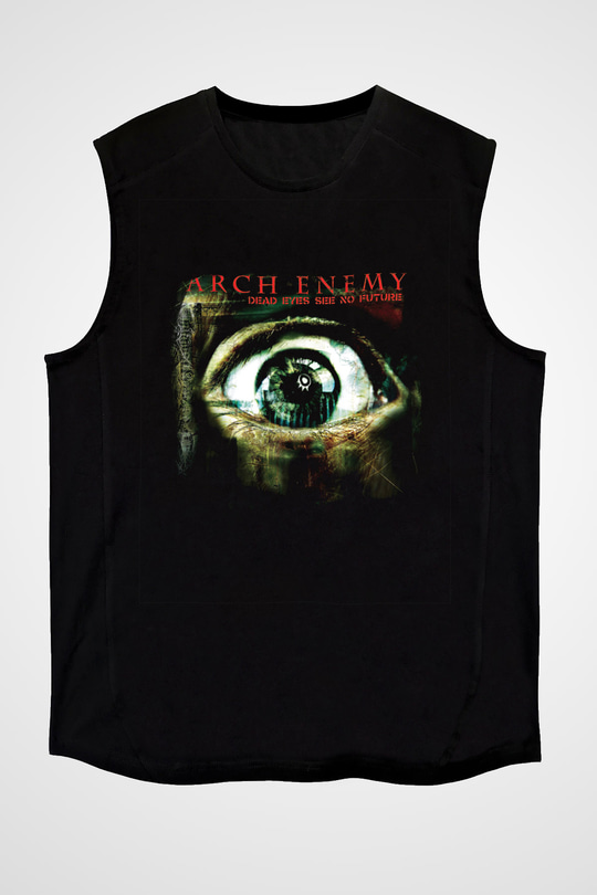 Arch Enemy Baskılı Unisex Siyah Kolsuz Tişört