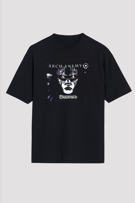 Arch Enemy Baskılı Unisex Siyah Oversize Tişört