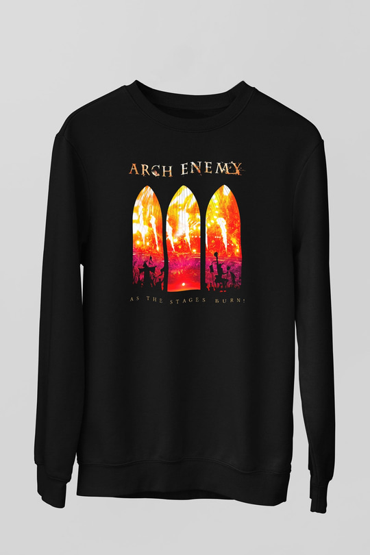 Arch Enemy Siyah Unisex Sweatshirt