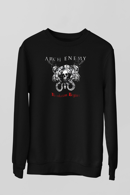 Arch Enemy Siyah Unisex Sweatshirt