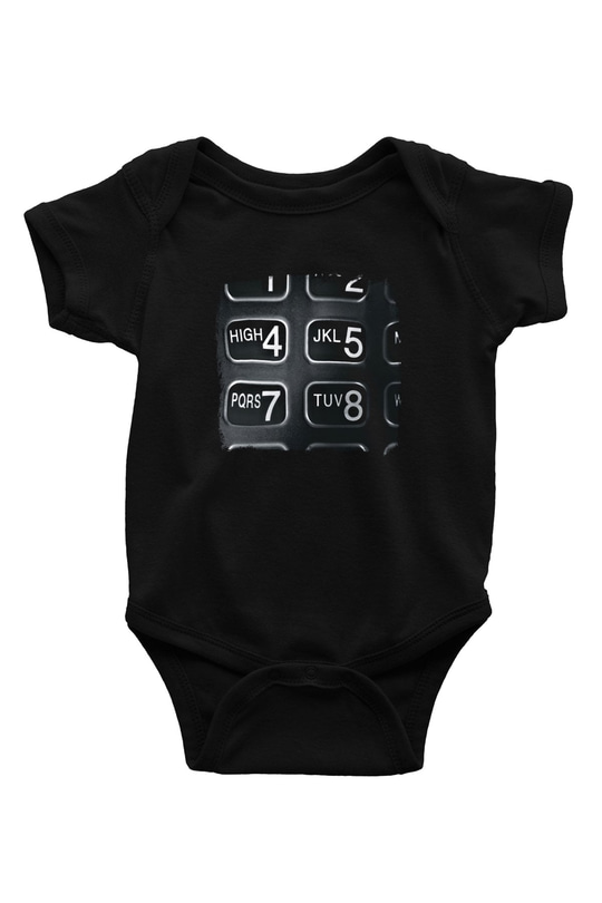 Arctic Monkeys Baskılı Unisex Siyah Bebek Body - Zıbın