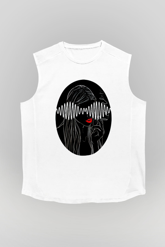 Arctic Monkeys Beyaz Unisex Kolsuz Tişört