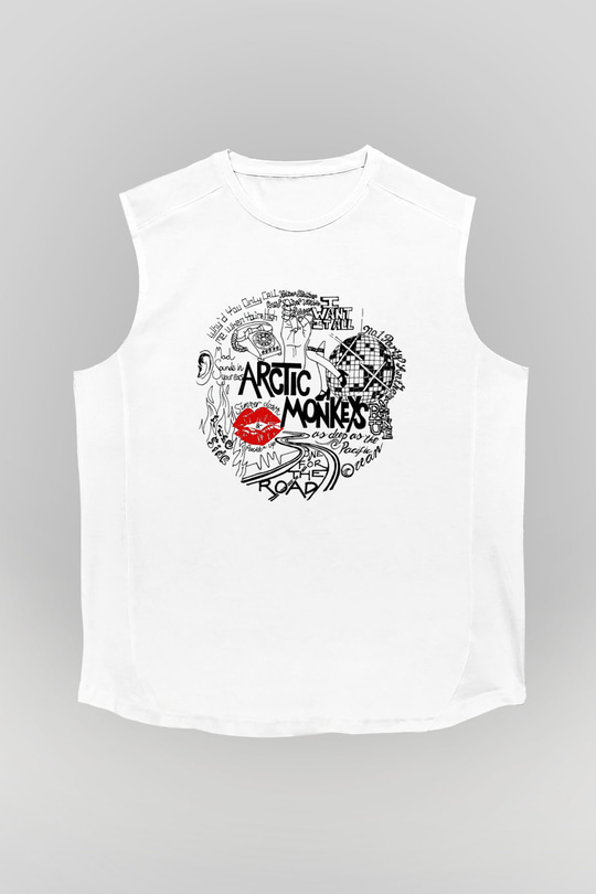 Arctic Monkeys One For The Road Beyaz Unisex Kolsuz Tişört