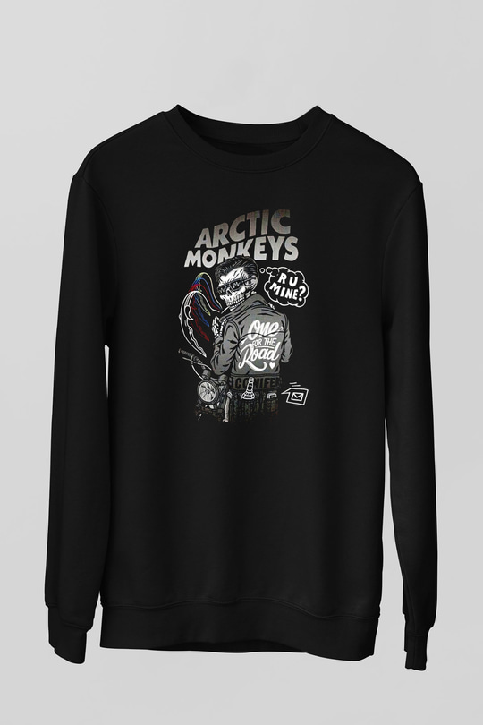 Arctic Monkeys One For The Road Siyah Unisex Sweatshirt
