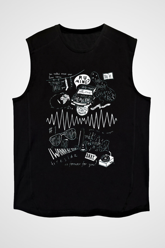 Arctic Monkeys R U Mine Siyah Unisex Kolsuz Tişört