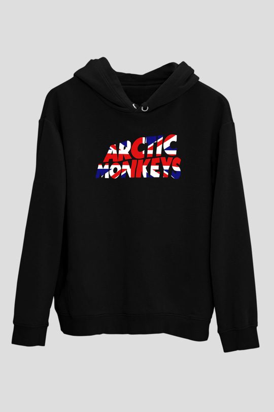 Arctic Monkeys Siyah Unisex Kapüşonlu Sweatshirt