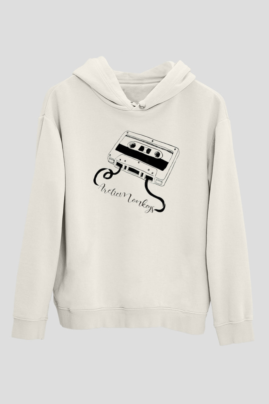 Arctic Monkeys Why'd You Only Call Me When You're High Beyaz Unisex Kapüşonlu Sweatshirt