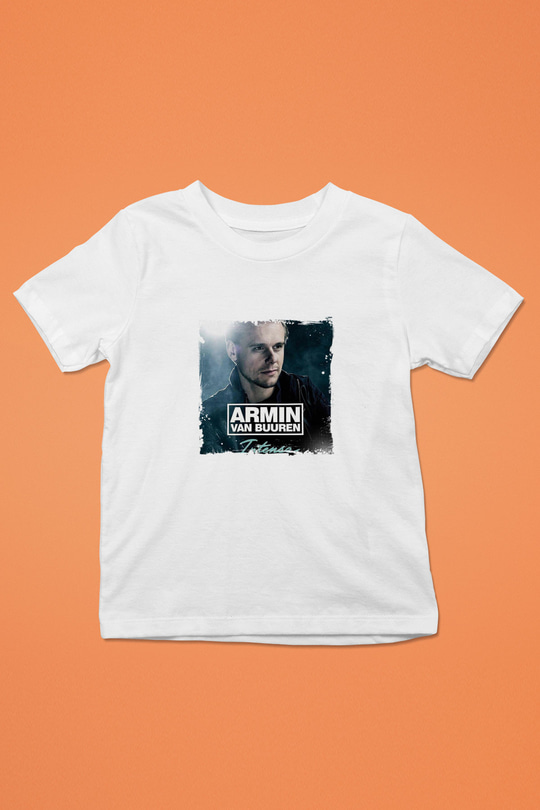 Armin Van Buuren Baskılı Beyaz Çocuk Tişört