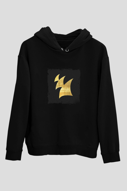 Armin Van Buuren Baskılı Unisex Siyah Hoodie