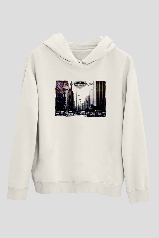 Armin Van Buuren Beyaz Unisex Kapüşonlu Sweatshirt