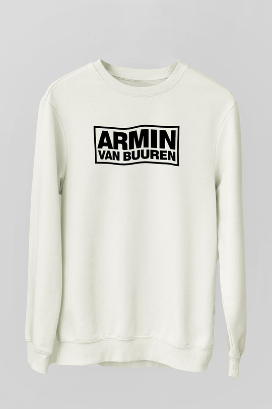 Armin Van Buuren Beyaz Unisex Sweatshirt