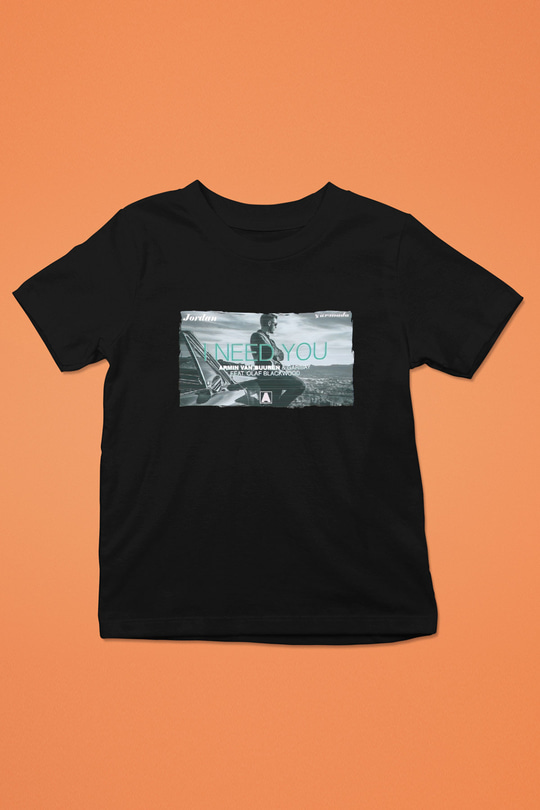 Armin Van Buuren Siyah Unisex Çocuk Tişört