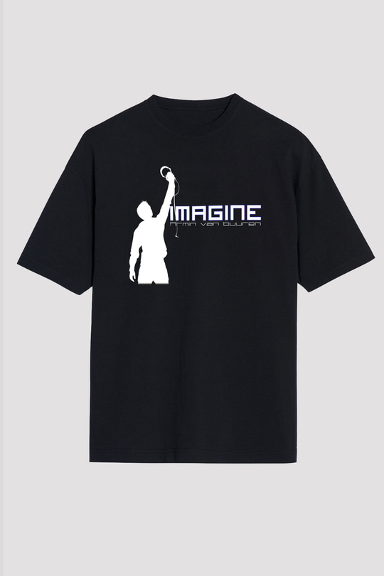 Armin Van Buuren Siyah Unisex Oversize Tişört T-Shirt