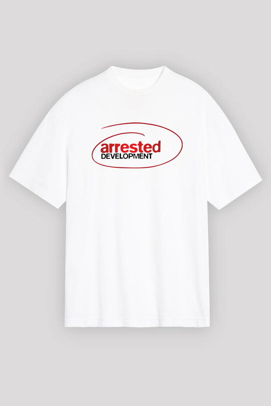 Arrested Development Beyaz Unisex Oversize Tişört T-Shirt
