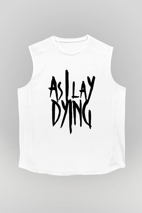 As I Lay Dying Beyaz Unisex Kolsuz Tişört