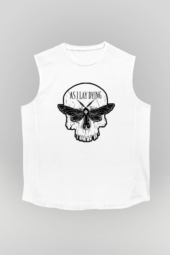 As I Lay Dying Beyaz Unisex Kolsuz Tişört