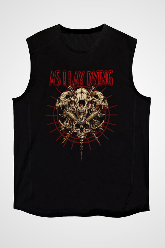 As I Lay Dying Siyah Unisex Kolsuz Tişört