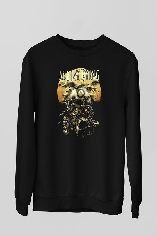 As I Lay Dying Siyah Unisex Sweatshirt
