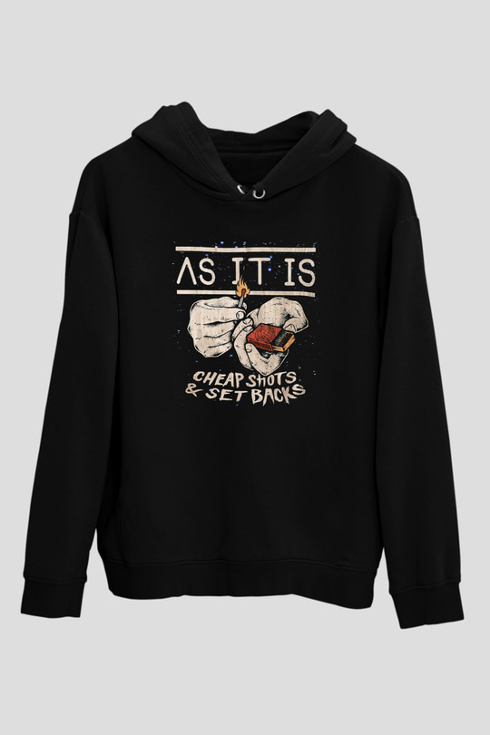 As It Is Siyah Unisex Hoodie