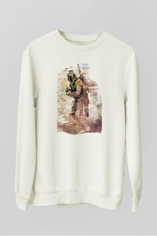 Asker Beyaz Unisex Sweatshirt