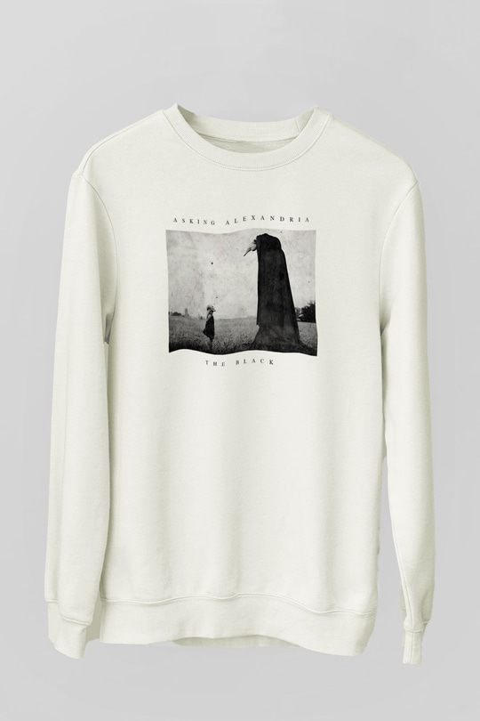 Asking Alexandria Beyaz Unisex Sweatshirt
