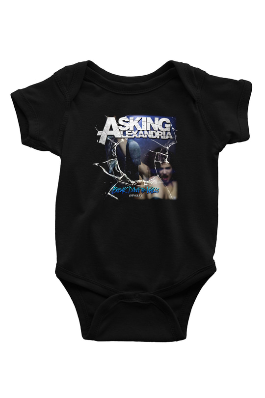 Asking Alexandria Siyah Bebek Body - Zıbın