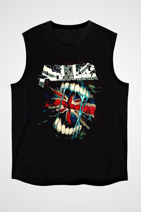 Asking Alexandria Siyah Unisex Kolsuz Tişört