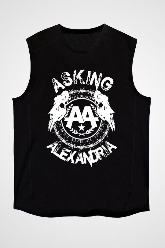 Asking Alexandria Siyah Unisex Kolsuz Tişört