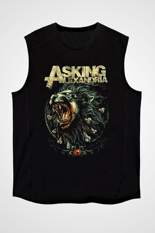 Asking Alexandria Siyah Unisex Kolsuz Tişört