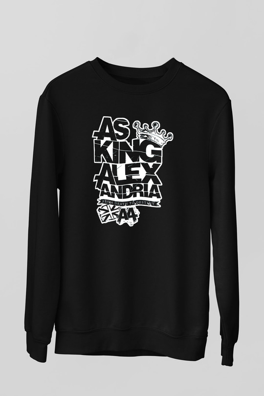 Asking Alexandria Siyah Unisex Sweatshirt